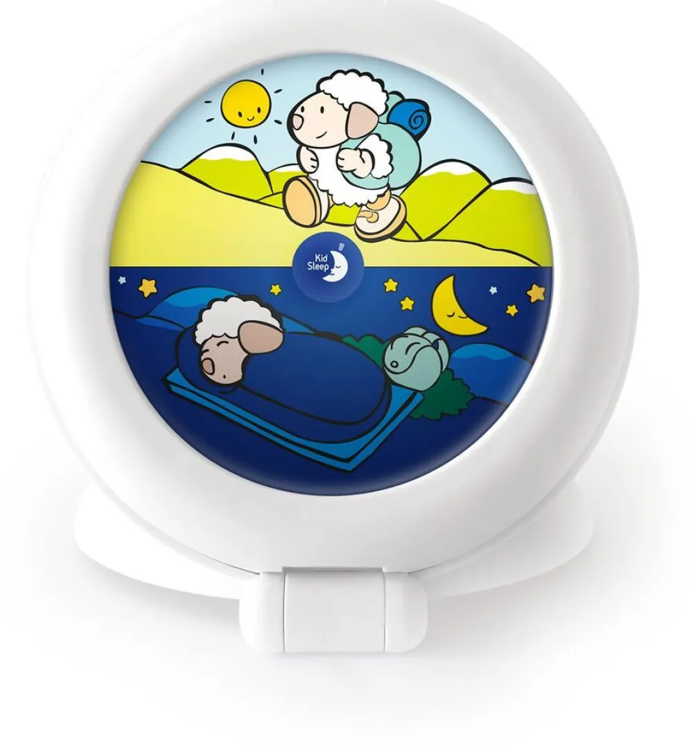 Pabobo Kid Sleep Globetrotter - Réveil Éducatif Nomade Lumineux En Blanc^ Réveils