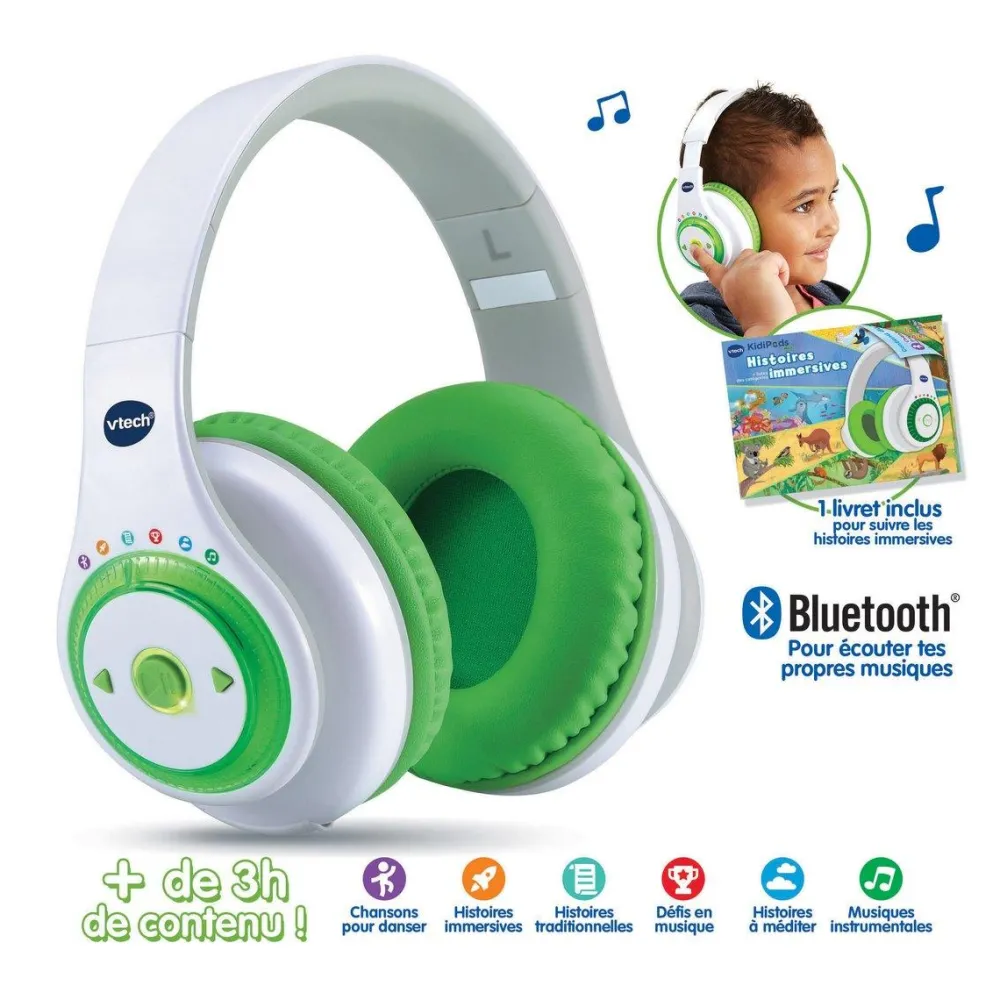 VTech Kidi Audio Max mon casque interactif 7 en 1^ Ordinateurs Et Tablettes Éducatives
