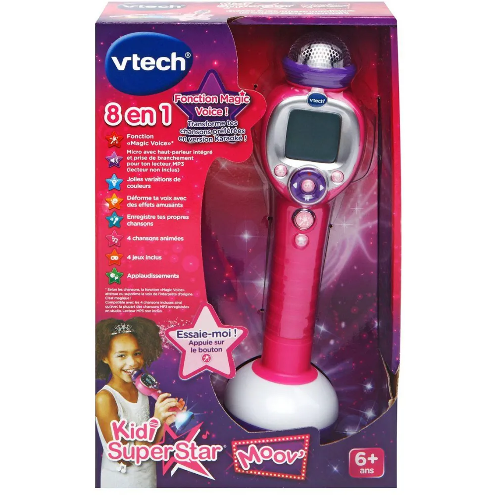 Varta Kidi Superstar Moov'^ Karaoké, Lecteurs Cd Et Mp3 Et Casques