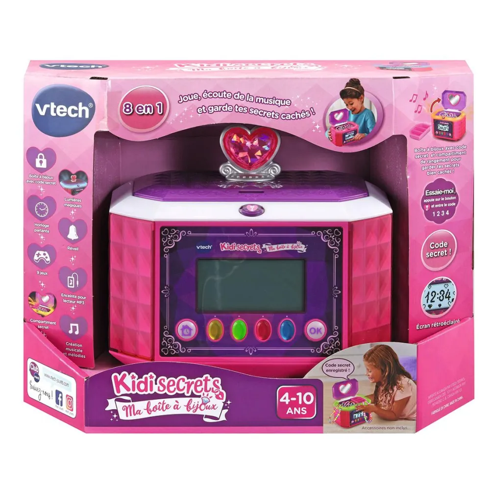 Varta KidiSecrets Ma boîte à bijoux^ Réveils