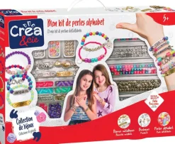 CREA & CIE Kit De Perles Alphabet Crea^ Perles, Bijoux Et Perles À Repasser