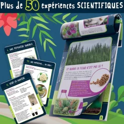 Lisciani Giochi Kit Scientifique - I'm A Genius Botanique, 50 Expériences, Arbre bio-plastique^ Botanique Et Géologie