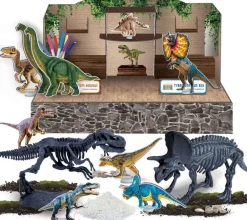 Lisciani Giochi Kit Scientifique - Laboratoire De Paléonthologie 3 En 1^ Botanique Et Géologie
