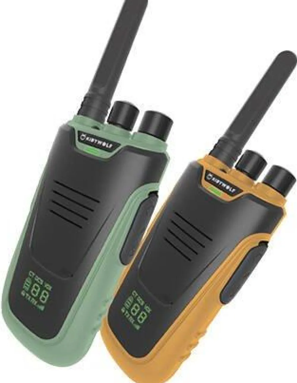 KIDYWOLF Kydywolf Talkie Walkie 3-6 km vert et orange^ Talkie-Walkie Et Espionnage