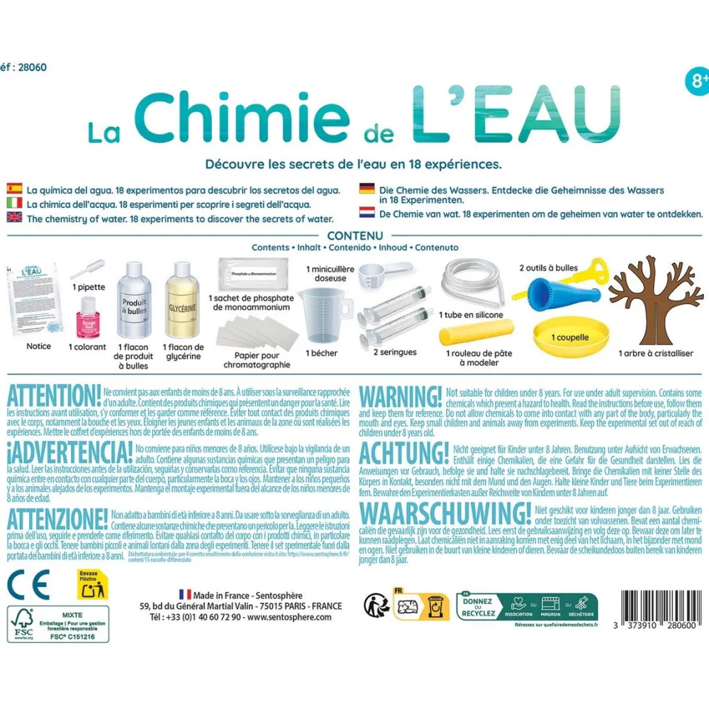 Sentosphu00e8re La chimie de l'eau Planete Science^ Physique Et Chimie