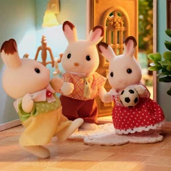 Sylvanian Families La famille Lapin Chocolat - 5655^ Mini-Univers