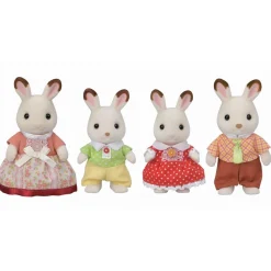 Sylvanian Families La famille Lapin Chocolat - 5655^ Mini-Univers