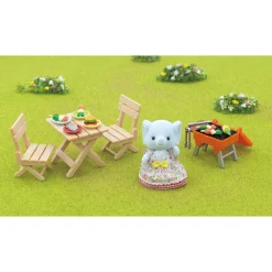 Sylvanian Families La fille éléphant et son set de pique-nique - 5640^ Mini-Univers