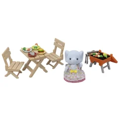 Sylvanian Families La fille éléphant et son set de pique-nique - 5640^ Mini-Univers