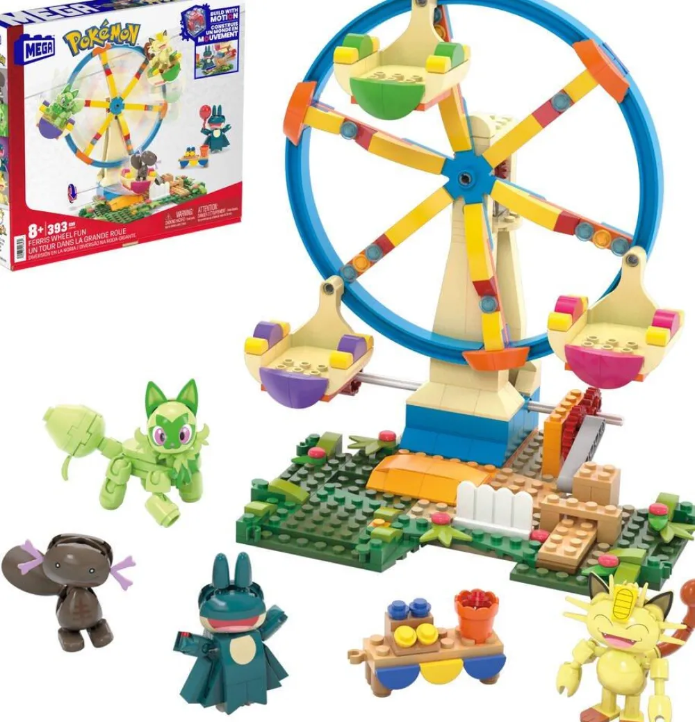 MEGA La grande roue Méga Pokémon^ Super Héros, Cinéma Et Jeux Vidéo