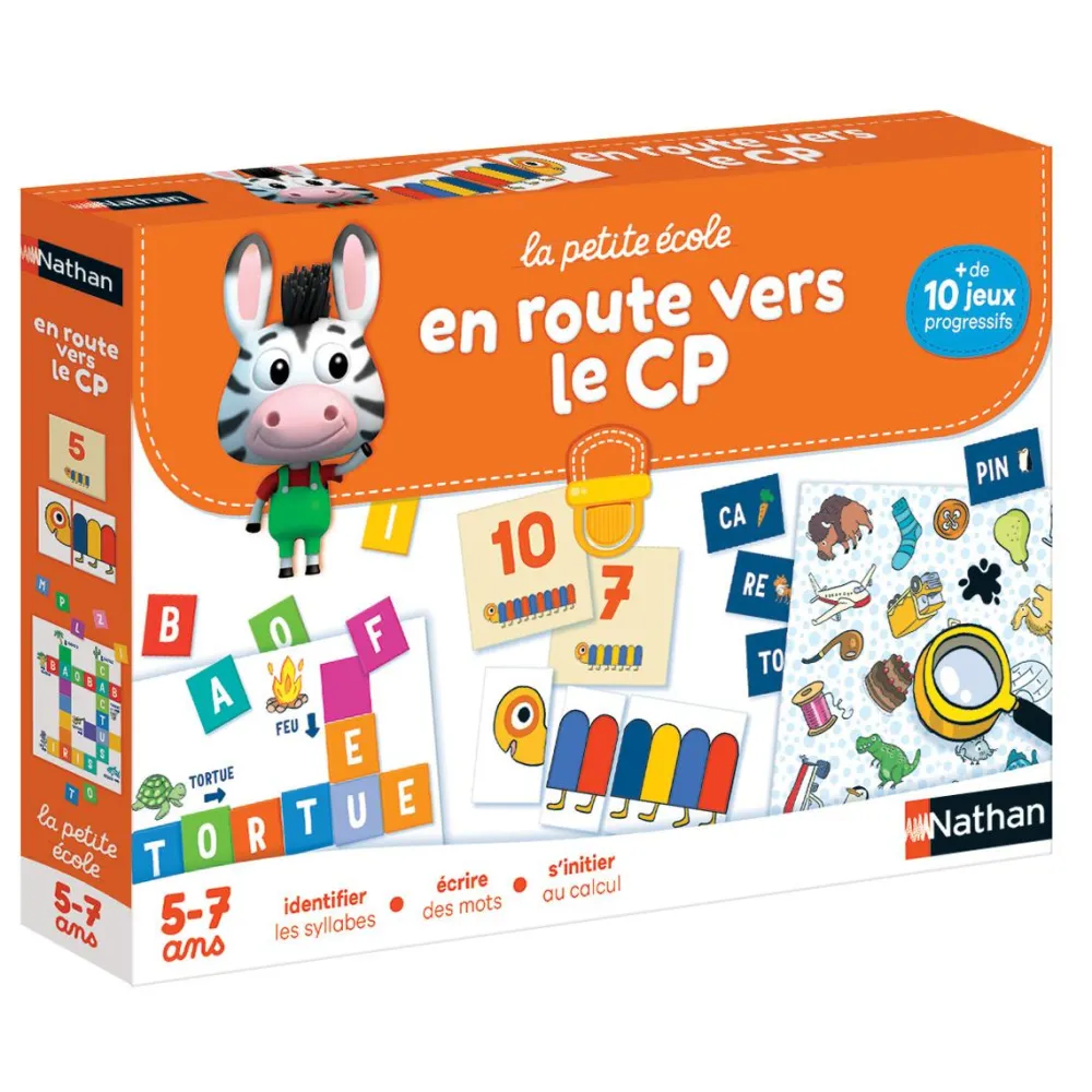 Nathan La petite école - en route vers le cp^ Apprentissages Des Chiffres Et Calculs|Apprentissage Des Lettres Et Écritures