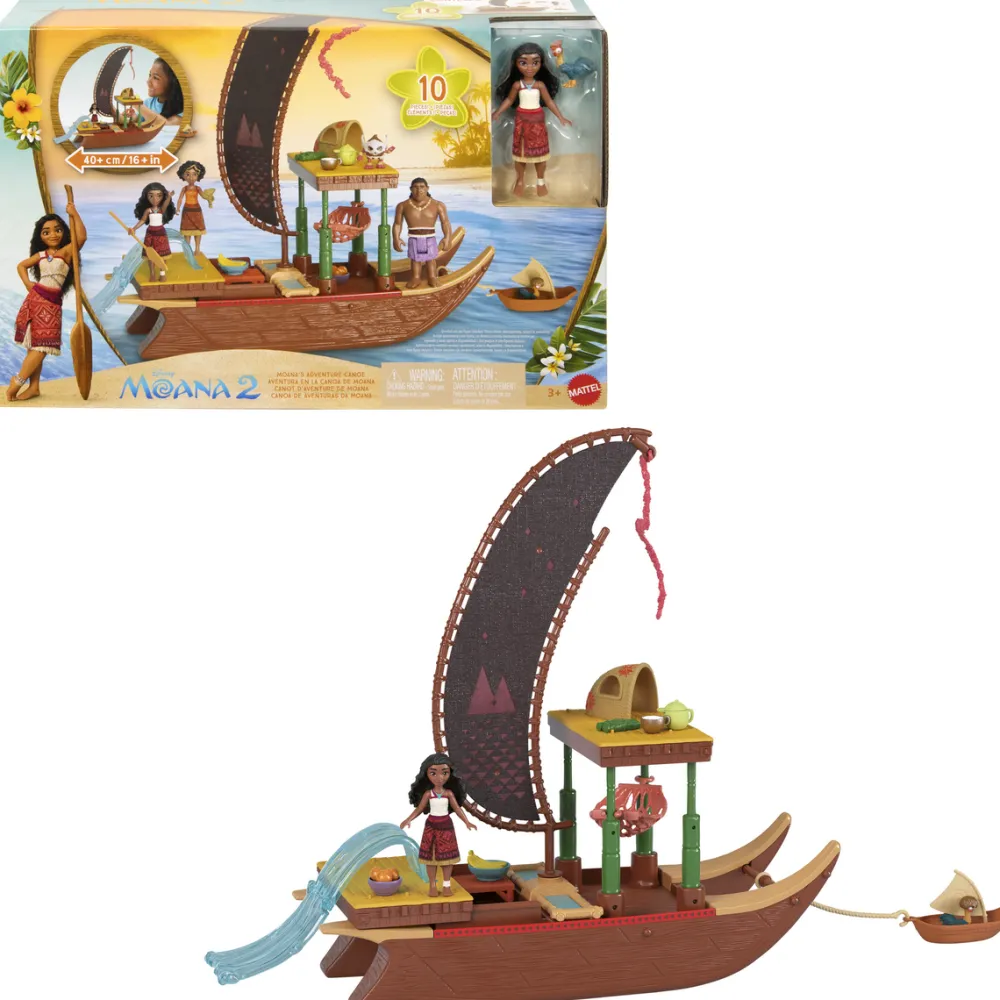 Mattel La pirogue de Vaiana 2^ Les Héros Et Personnages