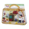 Sylvanian Families La valisette de mode et grande sœur chat bicolore - 5462^ Mini-Univers