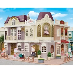 Sylvanian Families La valisette de mode et grande sœur chat bicolore - 5462^ Mini-Univers