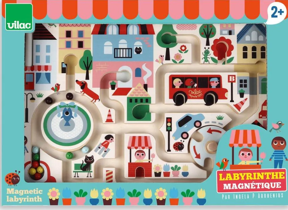 Vilac Labyrinthe Magnétique Petite Ville^ Autres Apprentissages