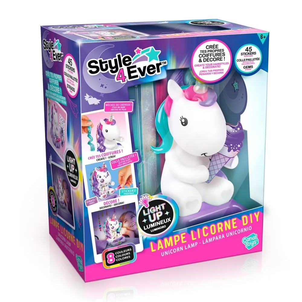 Canal Toys Lampe licorne DIY Style 4 Ever^ Autres Activités Créatives