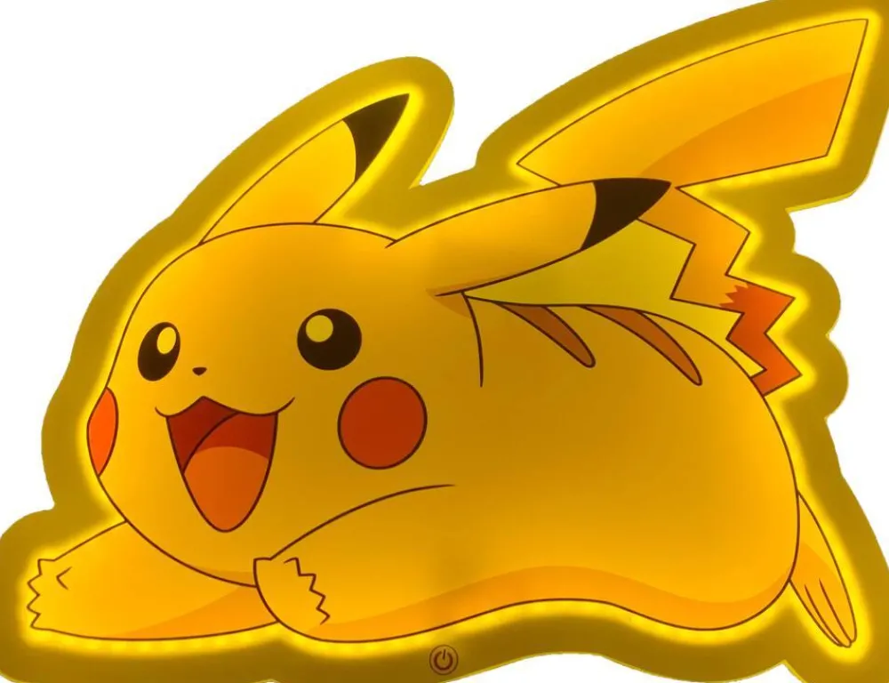 Teknofun Lampe Murale Néon Pikachu Pokémon^ Mobilier Et Décoration