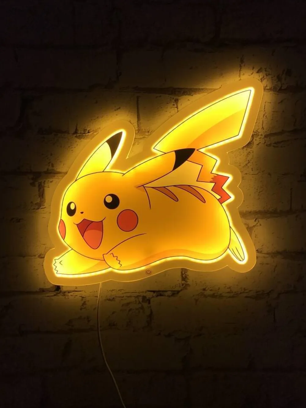 Teknofun Lampe Murale Néon Pikachu Pokémon^ Mobilier Et Décoration
