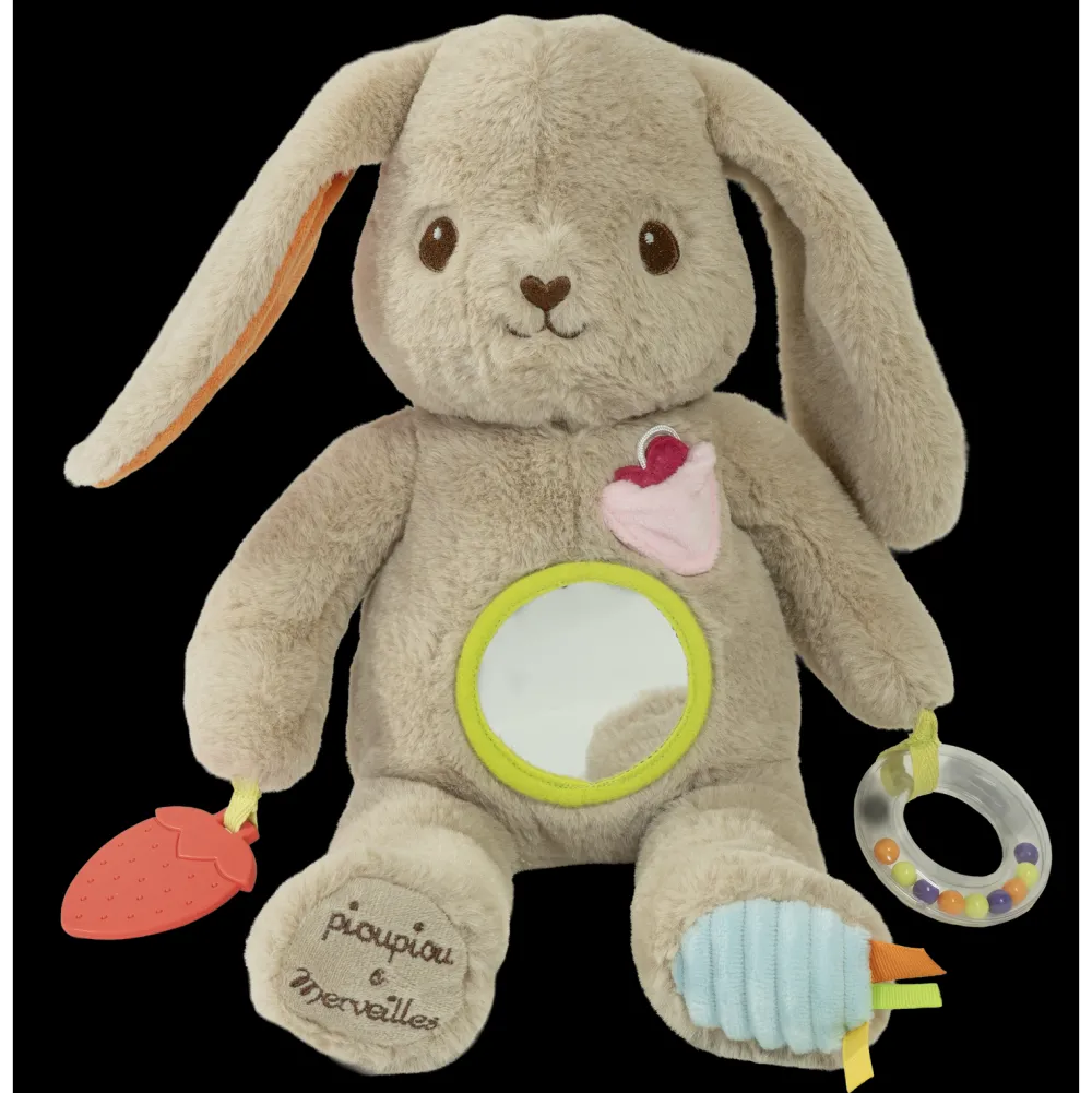 Varta Lapin Marcel avec activités 30 cm^ Hochets Et Jouets D'Activités