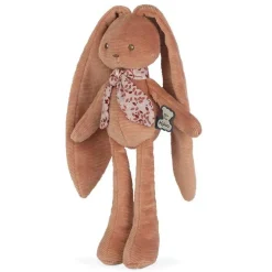 Kaloo Lapinoo - peluche pantin lapin 25 cm Terracotta^ Doudous