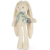 Kaloo Lapinoo - peluche pantin lapin 25 cm crème^ Doudous
