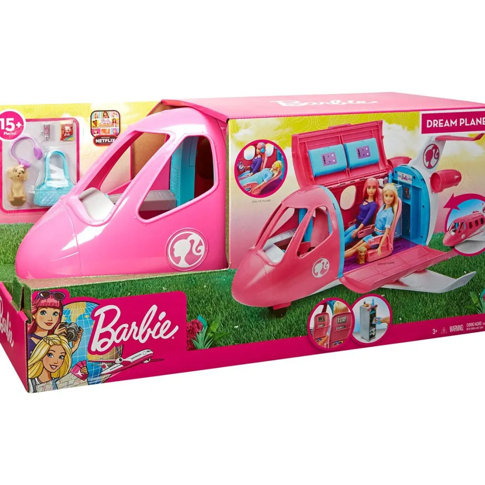 Mattel L'avion de rêve Barbie^ Poupées Mannequins