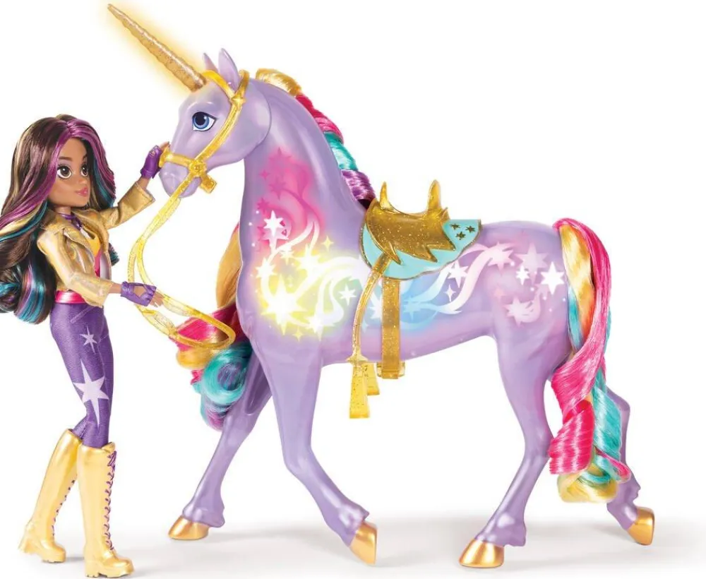 Varta L'école des Licornes - Licorne à fonction Wildstar et Poupée Sophia^ Poupées Mannequins