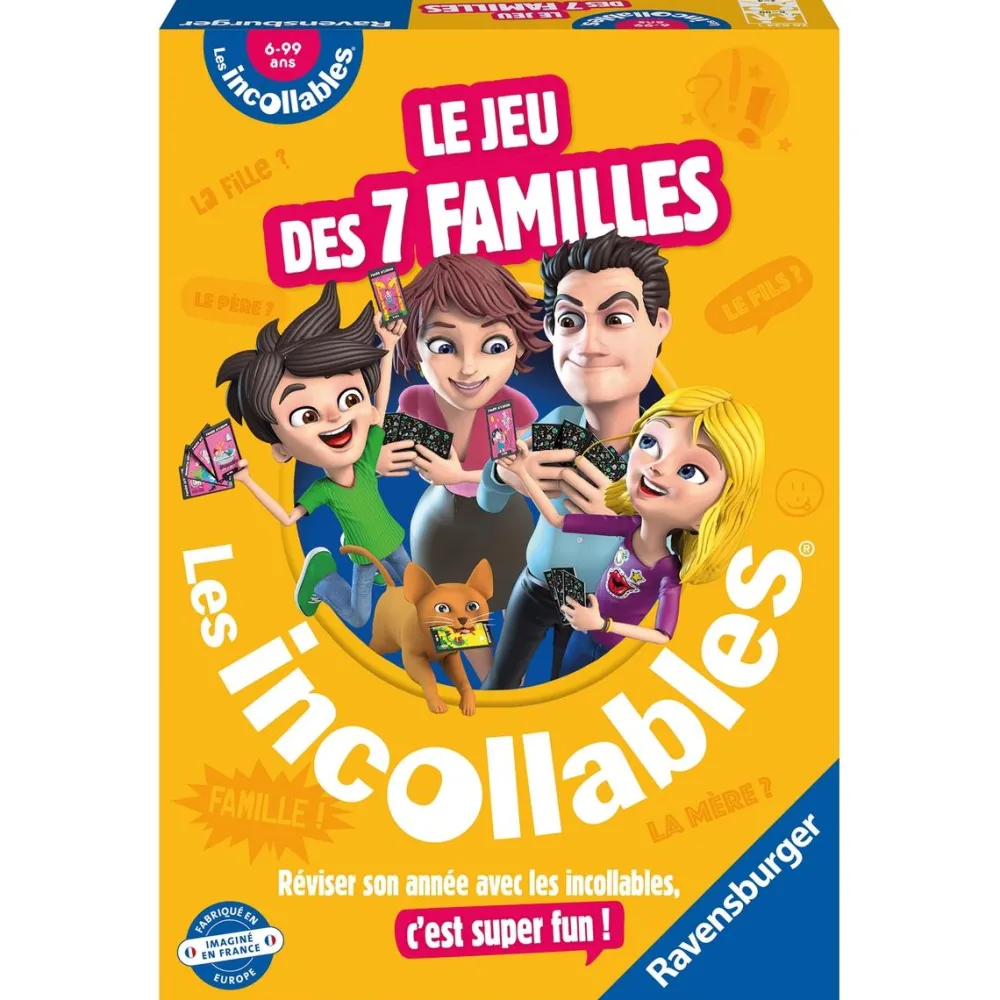 Ravensburger Le jeu des 7 familles des Incollables^ Quiz Et Devinettes