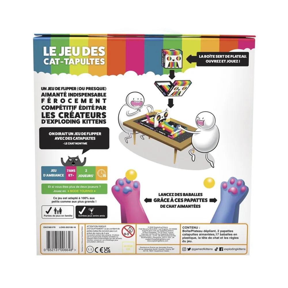 Asmodu00e9e Le Jeu des Cat-Tapultes^ Jeux D'Ambiance|Jeux D'Action Et D'Adresse