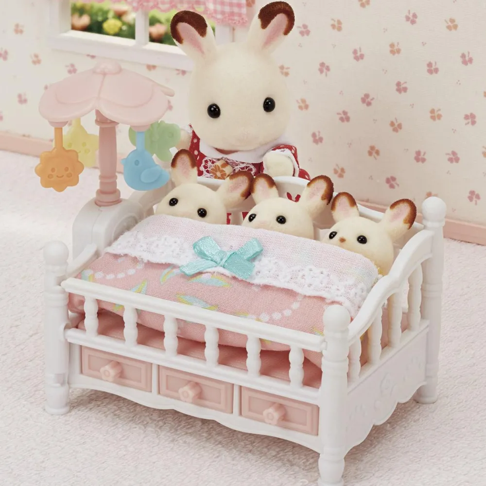 Sylvanian Families Le lit de bébé et mobile - 5534^ Mini-Univers