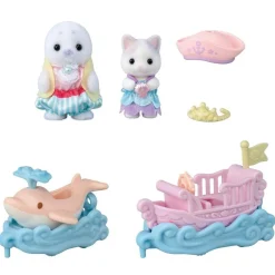 Sylvanian Families Le petit train de la mer 5820^ Mini-Univers