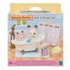 Sylvanian Families Le set baignoire et douche 5739^ Mini-Univers