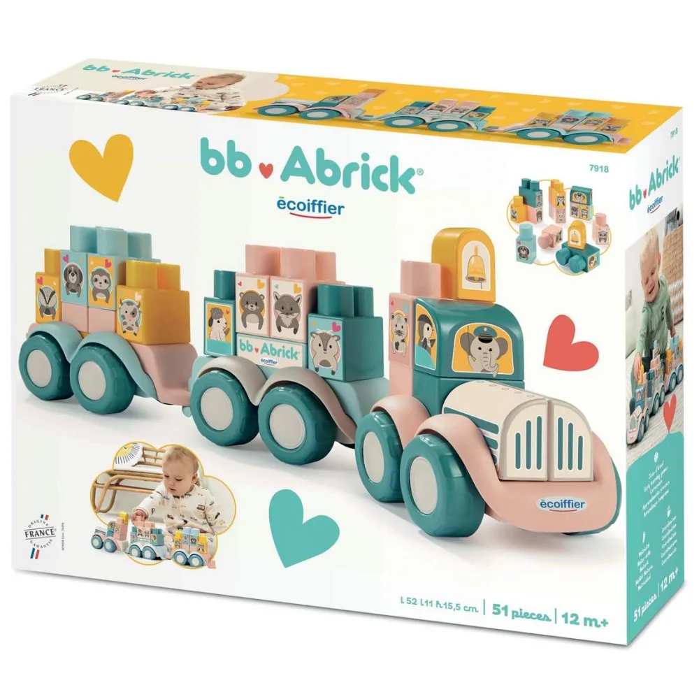 Ecoiffier Le train des animaux - BB Abrick^ Jouets À Encastrer Et À Empiler