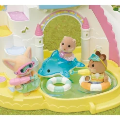 Sylvanian Families Le trio des bébés à la piscine 5749^ Mini-Univers