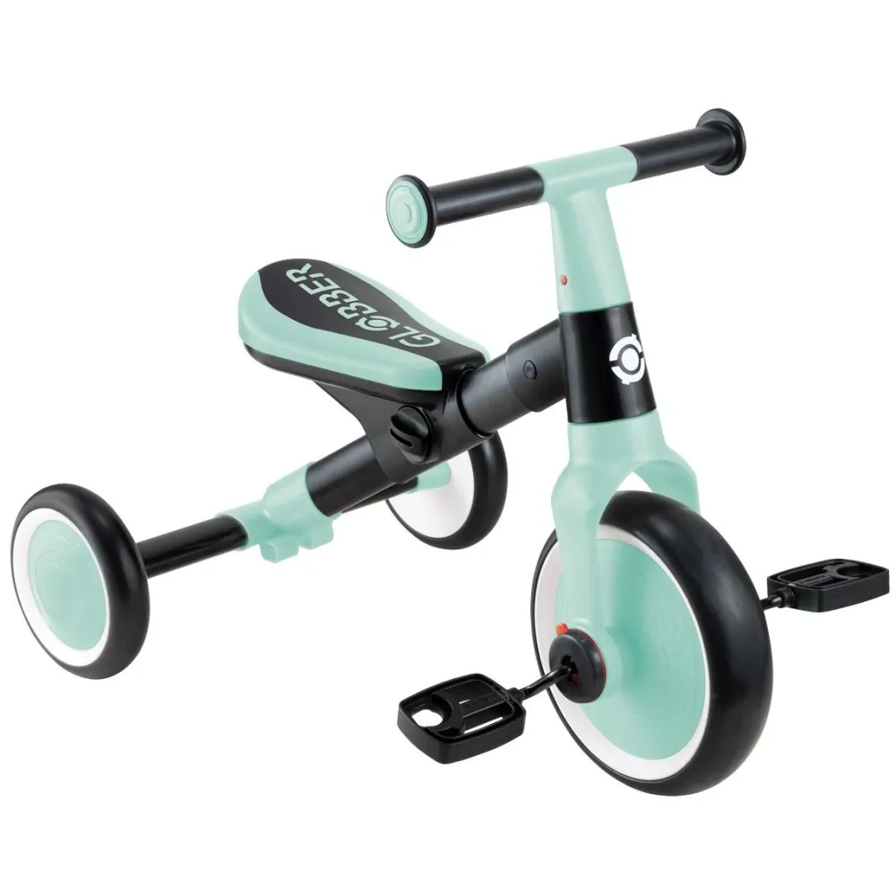 Globber Learning Trike 2 en 1 pastel mint^ Tricycles, Draisiennes Et Vélos