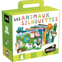 Headu Les animaux silhouettes Montessori^ Apprentissage Des Animaux Et De La Nature