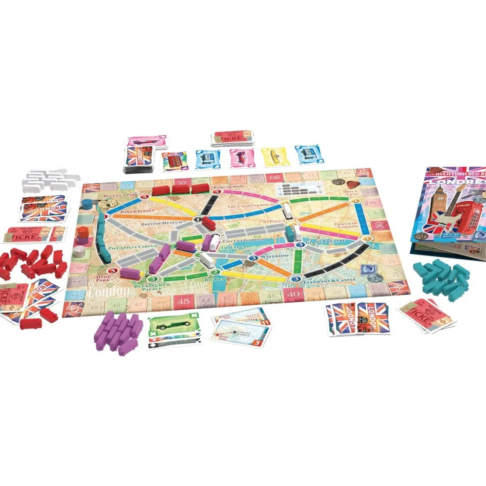 Asmodu00e9e Les Aventuriers du Rail - Londres^ Jeux D'Ambiance|Jeux De Stratégie Et De Réflexion