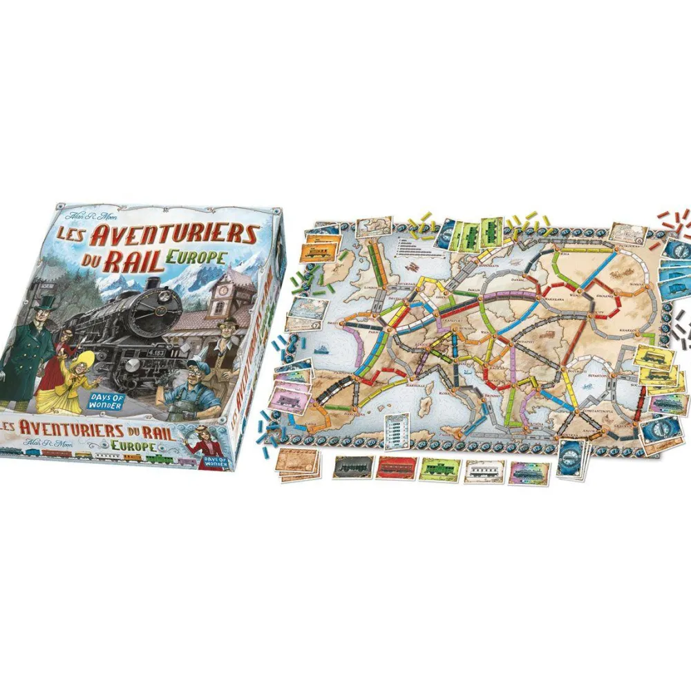 Asmodu00e9e Les Aventuriers du rail Europe^ Jeux De Stratégie Et De Réflexion