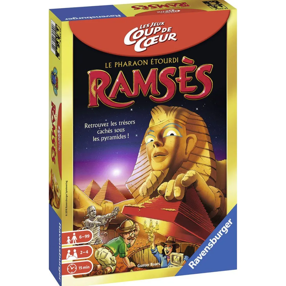 Ravensburger Les jeux coup de cœur : Ramsès^ Jeux De Stratégie Et De Réflexion|Jeux De Voyage