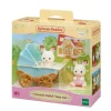 Sylvanian Families Les Jumeaux lapin chocolat et poussette double - 5432^ Mini-Univers|Les Héros Et Personnages
