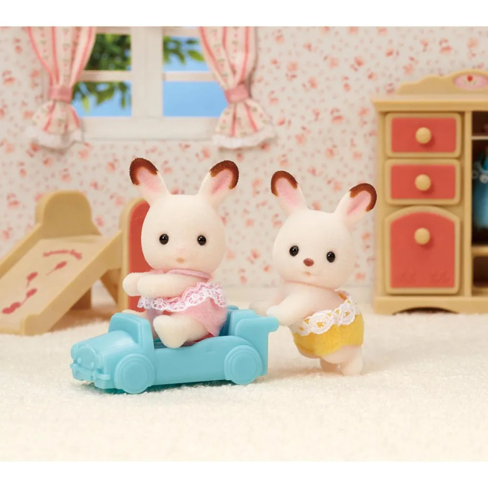 Sylvanian Families Les jumeaux lapin chocolat - 5420^ Mini-Univers|Les Héros Et Personnages