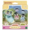 Sylvanian Families Les jumeaux pingouin et leur voiture - 5695^ Mini-Univers