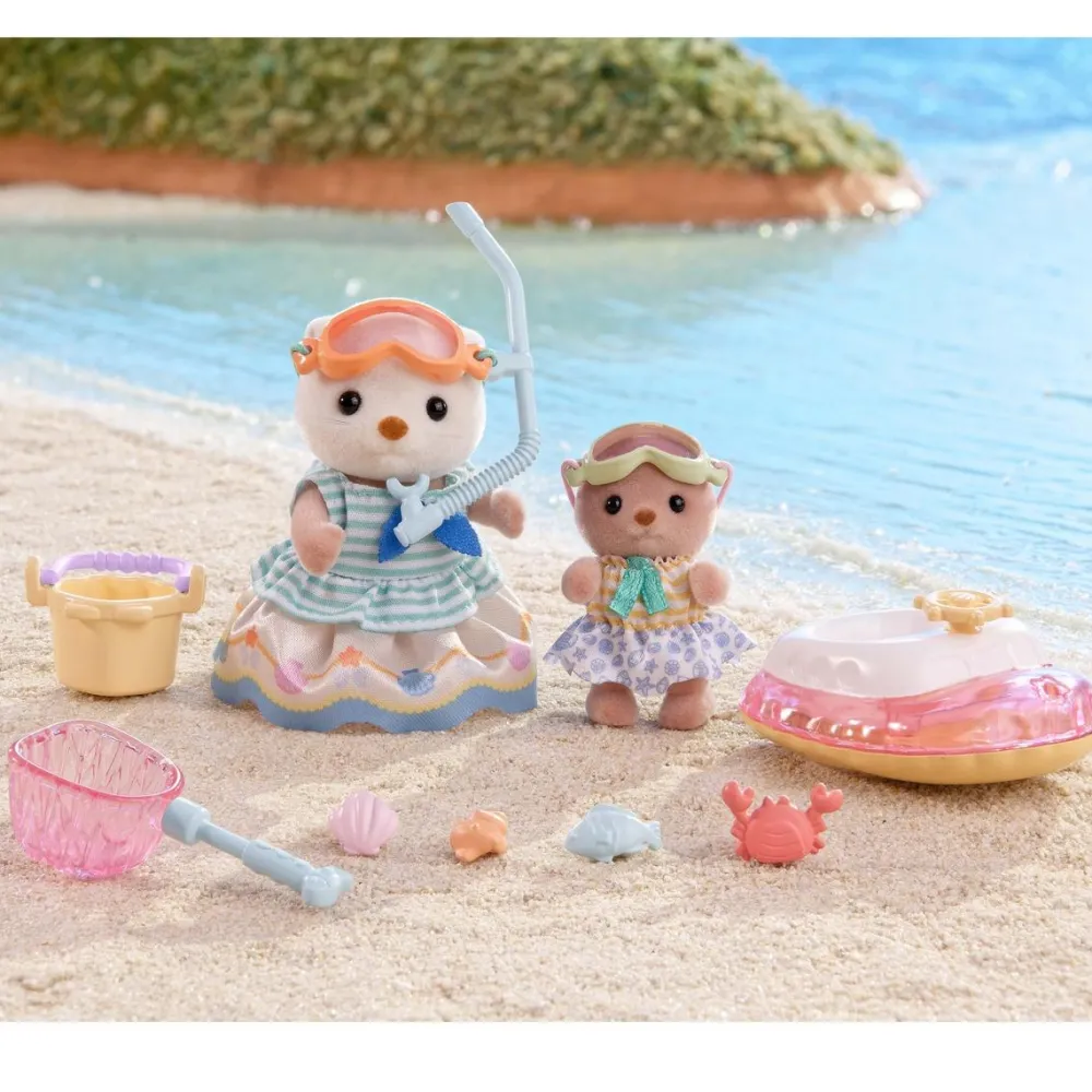 Sylvanian Families Les sœurs loutre de mer 5804^ Mini-Univers