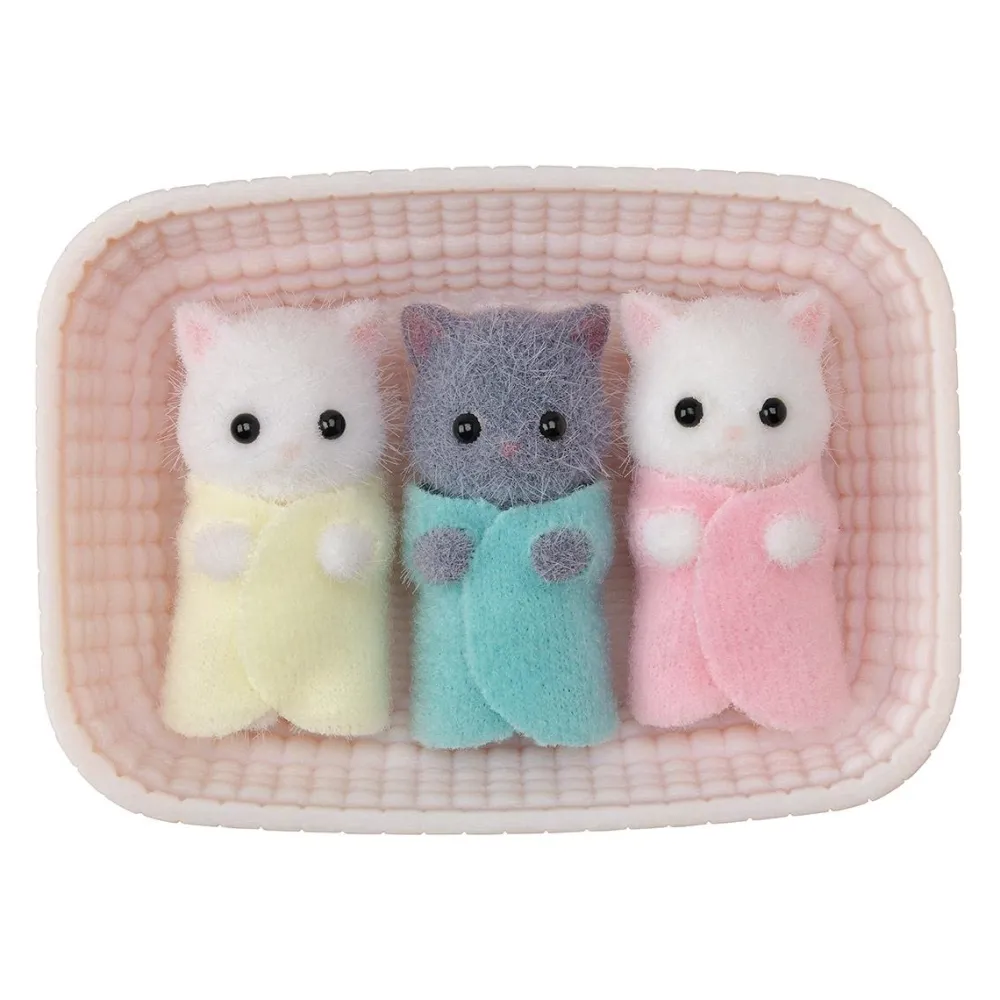 Sylvanian Families Les triplés chat persan - 5458^ Mini-Univers|Les Héros Et Personnages