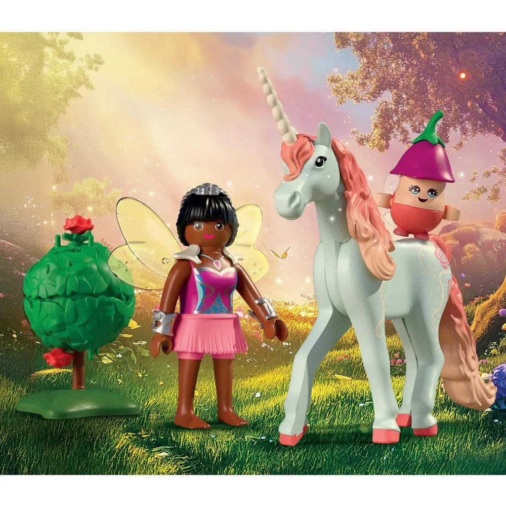 Playmobil Licorne Ciel rose avec fée Magic Unicorn 71841^ Les Princesses Et Fées