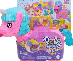 Mattel Licorne jour de fête Polly Pocket^ Mini-Univers