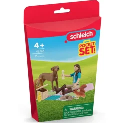 Schleich Lisa prépare son pique-nique - Mini monde^ La Ferme Et L'Univers Agricole