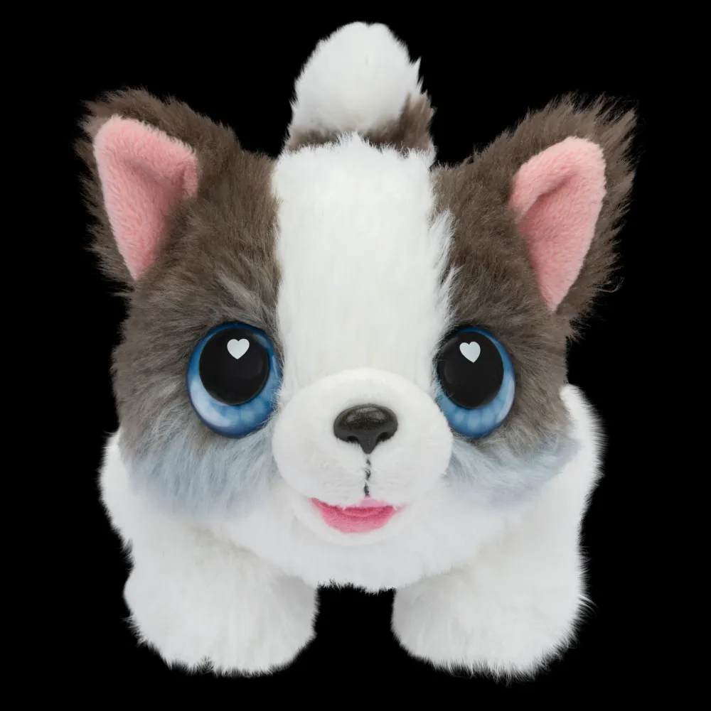 Moose Little live pets chien surprise niche rose^ Mini-Univers