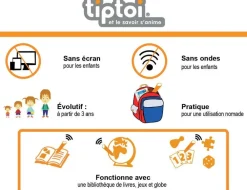 Ravensburger Livre interactif Tip Toi - mon premier livre vocabulaire anglais^ Stylos Interactifs