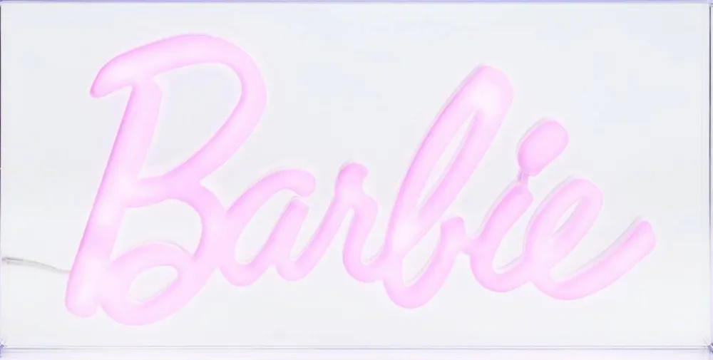 Logo Barbie Led Néon - Lampe Néon Décorative^ Mobilier Et Décoration